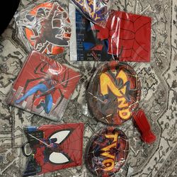 New Spiderman 2nd Birthday Party Supplies 