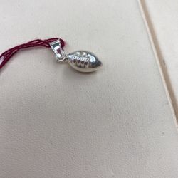 Silver Football Charm 