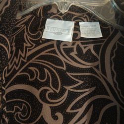 Black And Beige Cardigan With Splits on The Side, Only Worn One  time. Excellent Condition.