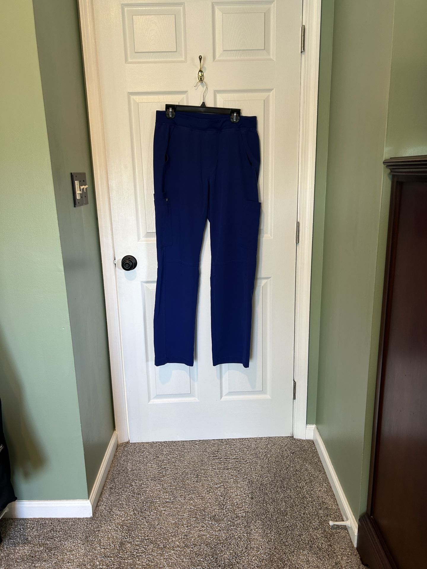 Figs Blue Drawstring Scrub Pants