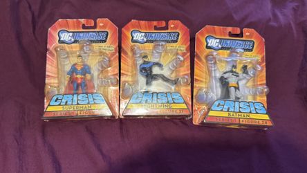 Dc Universe Crisis Series 1 Nightwing, Batman, Superman 3.75
