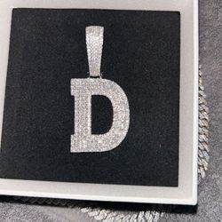 moissanite PASS DAIMOND TESTER VVS cuban chain and pendant