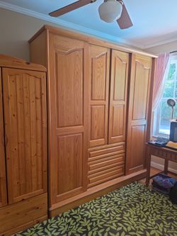 Big wardrobe closet wood