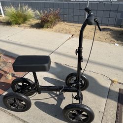 Knee scooter no front basket