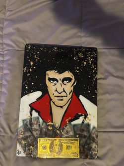 Scarface Mixed Media Canvas Wall Art