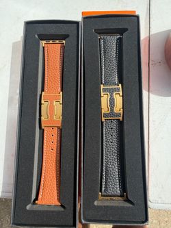 Apple Watch bands black & gold