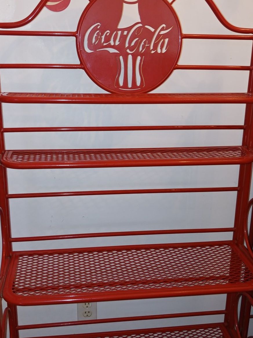 Metal Coca Cola Display Shelves