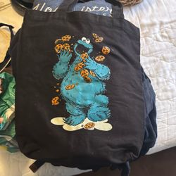 Cookie Monster Canvas Bag