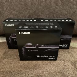 Canon PowerShot G7 X Mark II Digital Camera Brand New