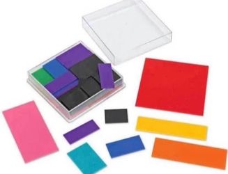 ‼️ Learning Resources Deluxe Rainbow Fraction Squares Message If Interested ‼️