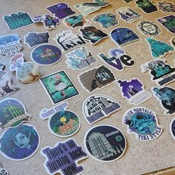 50 Haunted Mansion Stickers No Repeats SHIPPING AVAILABLE 