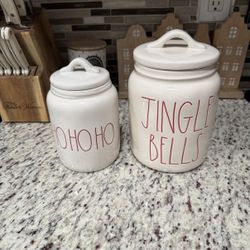 Christmas Rea Dunn Canister 