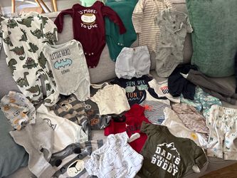 Lot of baby boy clothes size 3-6mo