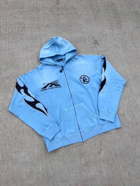 Blue Hellstar Hoodie