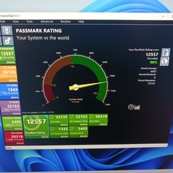 High Speed Gaming/Video Editing PC Intel Core i7-12700 32GB RAM 1TB NVMe SSD/1TB 7.2K HD Nvidia RTX 3060ti 8GB DDR6 Graphics Wi-Fi & BT Wireless Win11