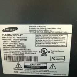 65” Samsung tv - Needs Power Supply