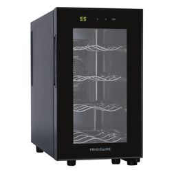 Frigidaire 10-in W Black Wine Cooler
