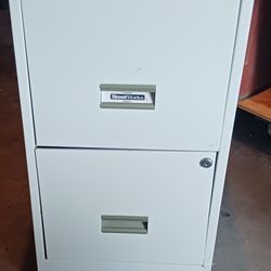 Steelworks 2 Drawers Off White Filing Cabinet 