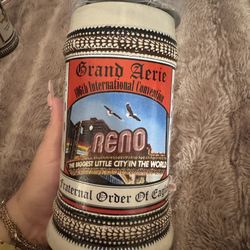 commemorative beer stein