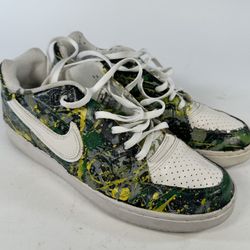 Nike Air Force 1 Low Custom Paint Splatter Sneakers Men’s Size 10 615302-104