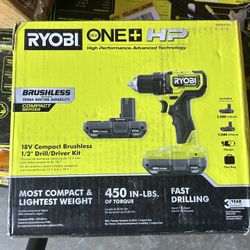 Ryobi Drill Set 