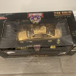 24K Gold Plated NASCAR Racing Champions 50th Anniversary (1(contact info removed)) Series # 46 First Union.