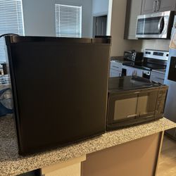 Microwave & Mini Fridge