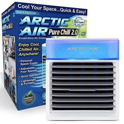 Arctic Air Pure Chill 2.0 Evaporative Air Cooler by Ontel - Powerful, Quiet (SR)