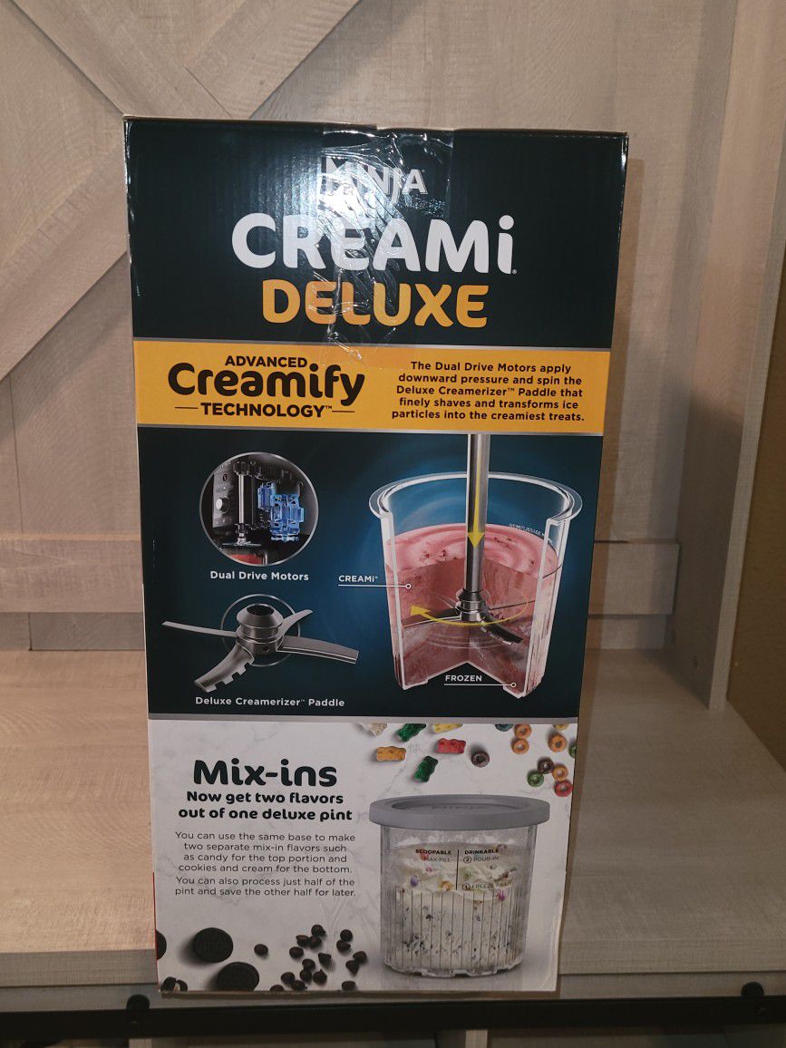 New! Ninja CREAMi Deluxe 11-in-1 NC501 Ice Cream & Frozen Treat Maker  Milkshakes for Sale in Torrance, CA - OfferUp