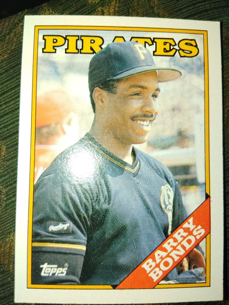 1988 Topps Barry Bonds Error Card