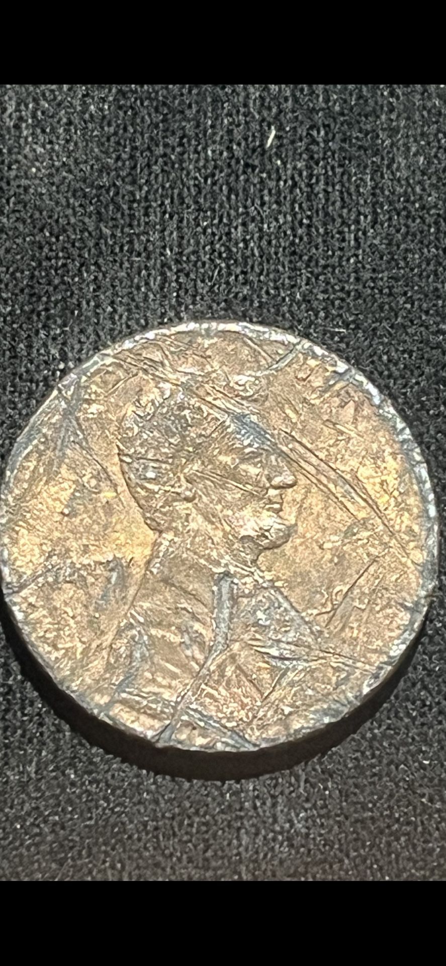 2000 D Penny Coin With Lamination