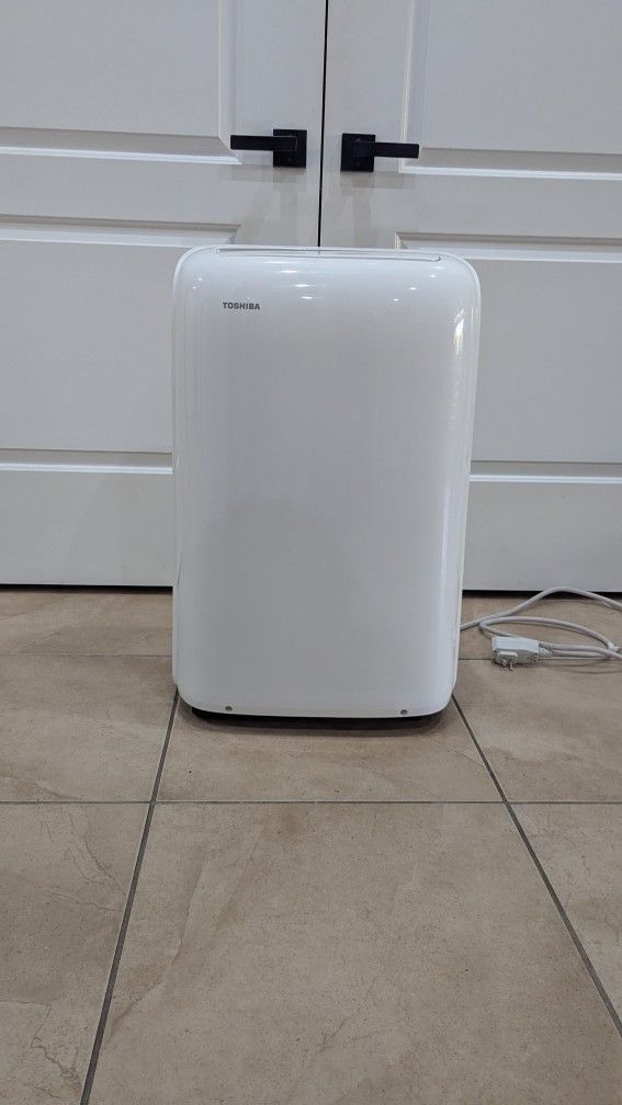 8,000 BTU Portable Air Conditioner Cools 350 sq. ft. with Dehumidifier and Remote Control in White