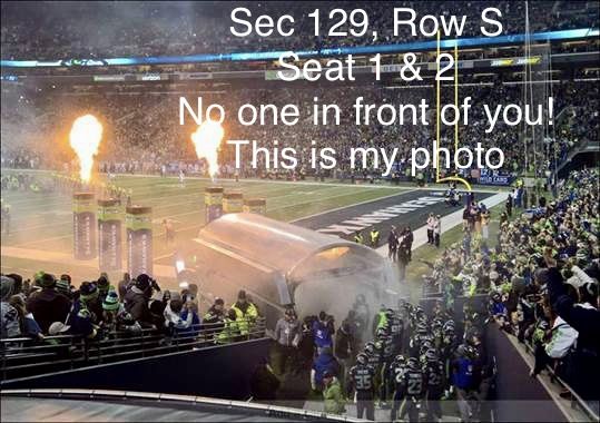 Seahawks Vs Jets Jan 1st, Sec 129, 2 Tix, great seats $200 each
