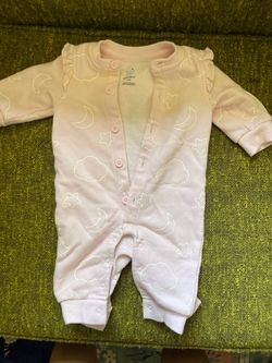Cloud Island Baby Girl Pink Romper