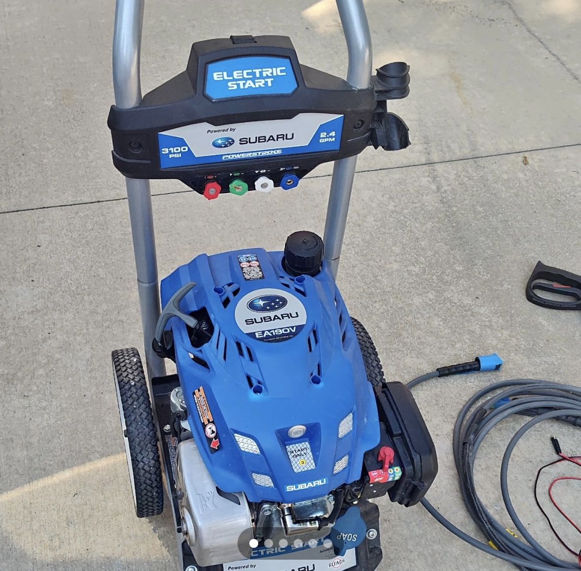 Subaru EA190V 3100psi, 2.4gpm Power Washer
