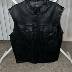 Leathe Vest 