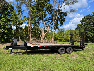 24 ft Heavy Duty Equipment Trailer