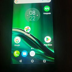 MOTOROLA{motoG#4}cellular phone-fully charged & no provider