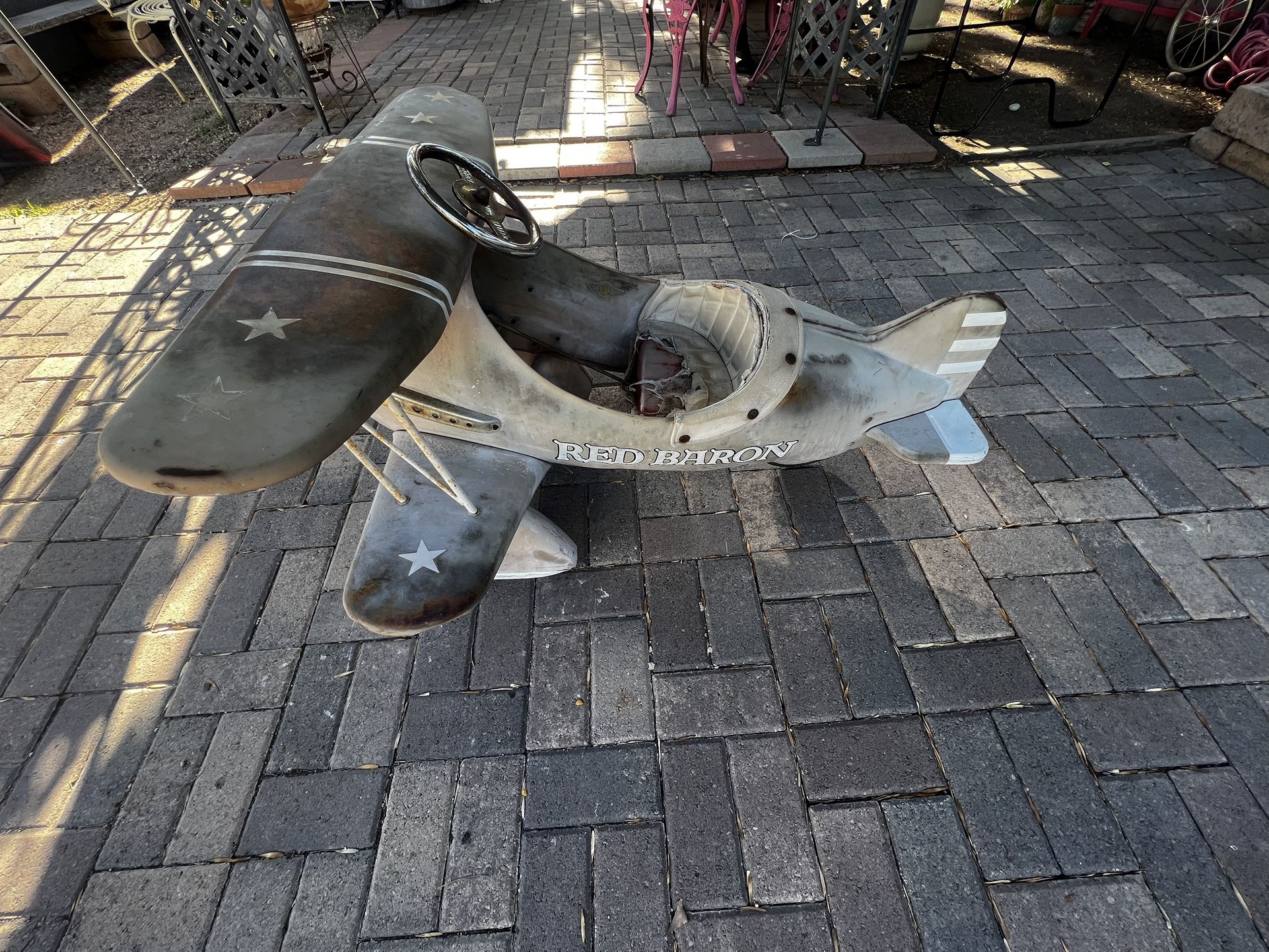 Red Baron AFC Vintage Pedal Plane Retro