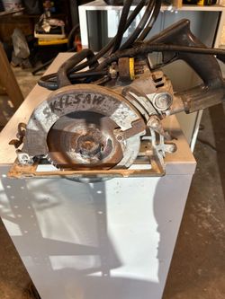 7 1/4 “ skilsaw with diamond blade.