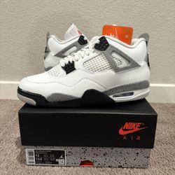 Jordan 4 White cement. Size 12. No Trades