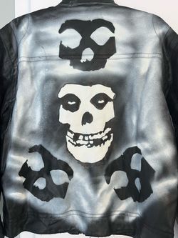 Vintage misfits hand painted jacket