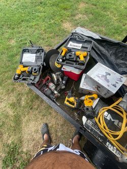 I got some power tools for sale the ones in the cases are like new just need new batteries