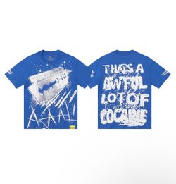 That's A Awful Lot of cough syrup Blue Graphic T-Shirt