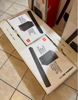 JBL Home Theater Soundbar {CINEMA SB595} - Dolby Atmos Surround Sound Audio - Wireless Subwoofer