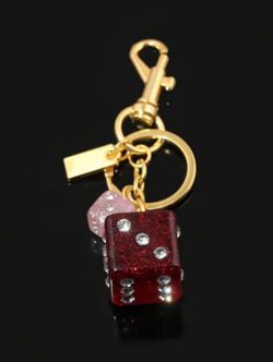 Dice Keychain ( Coach Look Alike ) 