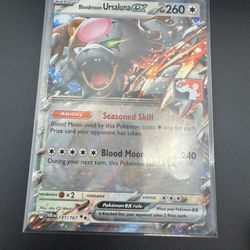 Pokemon Stamped Bloodmoon Ursuluna Ex