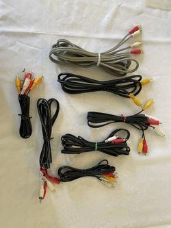 Audio/video Cables (triple, double &single)
