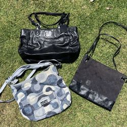 3 Coach Purses 