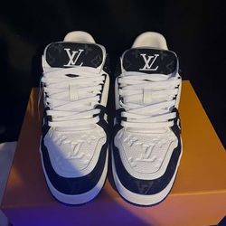 LV white trainers